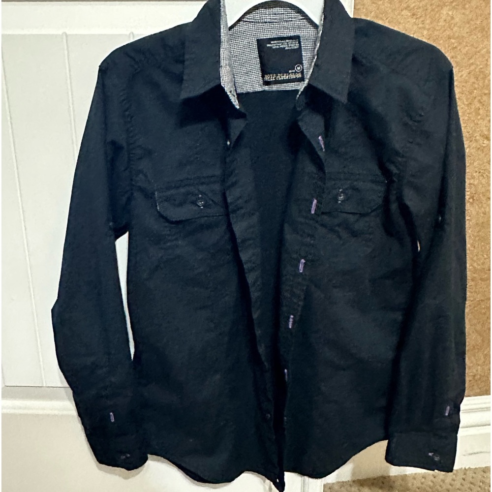 Boys long sleeve button down shirt